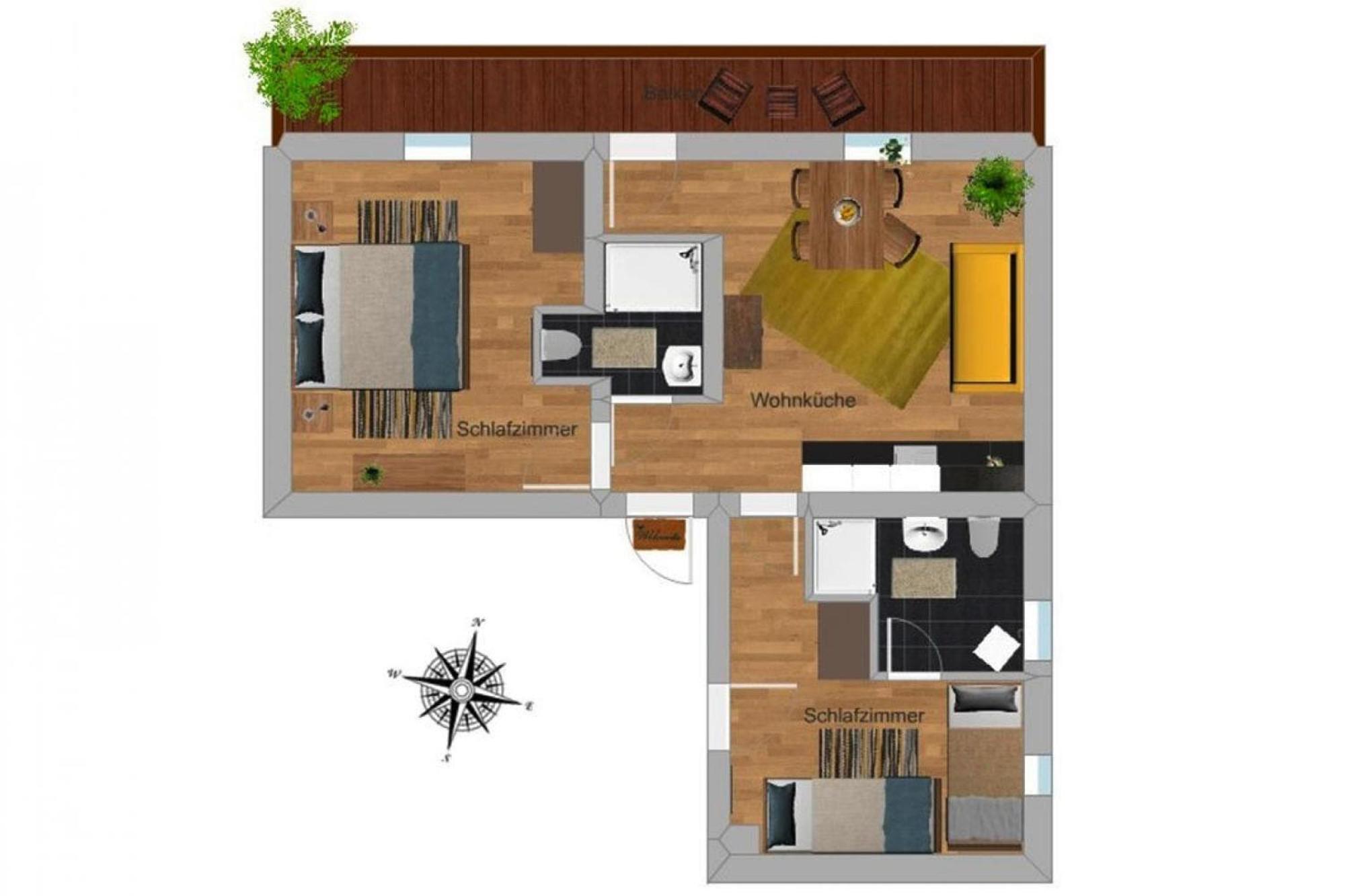 Ferienwohnung Flat In Krimml With A Balcony Exterior foto